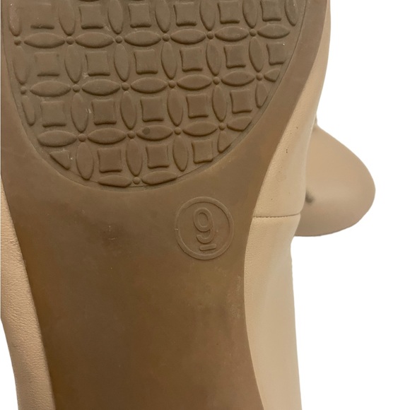 Merona casual slip on neutral nude beige lightweight ballet flat shoes size 9 - Picture 7 of 9